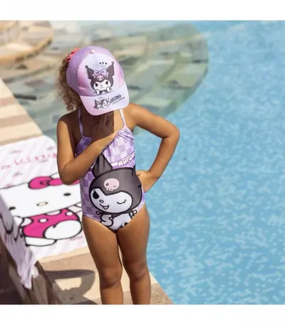 Prosop pentru plaja 140x70 cm Hello Kitty