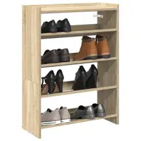 Gossi pantofar, stejar sonoma, 80x25x61,5 cm, lemn prelucrat