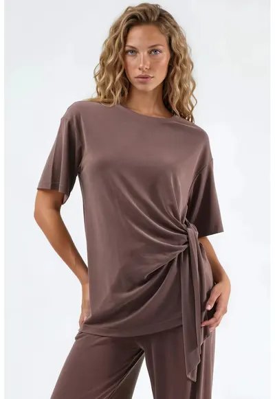 Bluza dama - Jerseu - Maro - Maneca scurta