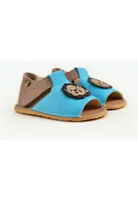 Sandale Barefoot din piele naturala - Nala - Albastru - Albastru