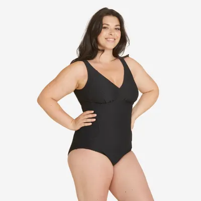 Costum întreg înot Kaipearl Negru Damă