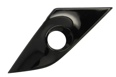 Ornament bara Fata Dreapta SPORT, cu orificii proiector ceata, negru lucios potrivit MAZDA CX-3 02.15- 04.19