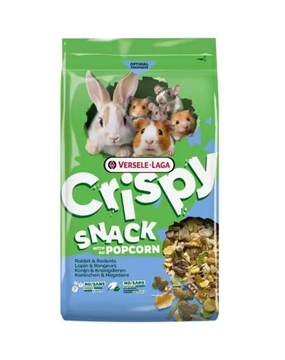 Gustare crocantă cu popcorn pentru iepuri și rozătoare VERSELE-LAGA Crispy Snack 1,5 kg