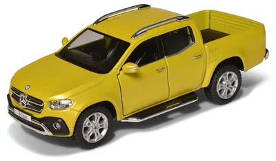 Mașinuță metalică Kinsmart - Mercedes-Benz X-Class, 1:42, auriu
