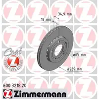 Disc frana ZIMMERMANN 600.3218.20