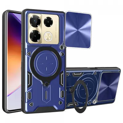 Husa pentru Infinix Note 40 Pro+, Techsuit, CamGuard Pro, Albastra