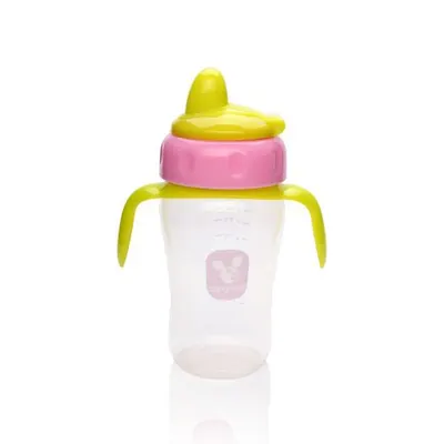 Canita copii Cangaroo - Roz, 270 ml