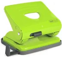 Perforator Rapesco - 825, 25 file, verde intens