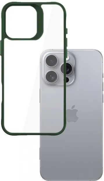 Husă 3mk - Satin Armor Plus, iPhone 16 Pro, verde