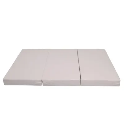 Saltea Gymnastic Satellite PU 150x100x10 cm - trei piese bej