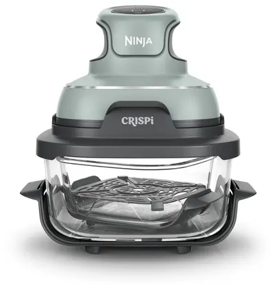 Friteuză cu aer cald Ninja - CRISPi FN101EUSG, 1700W, 3.8 l, verde
