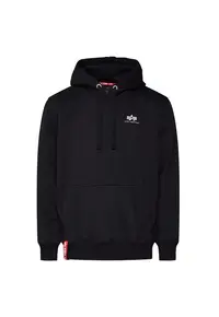 Hanorac barbati - Basic Hoody Small Logo 196318-03 - Bumbac/Poliester - Negru - Negru