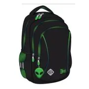 Ghiozdan scolar Majewski ST Right, BP26, Green Power, 3 compartimente, 39 x 27 x 17 cm