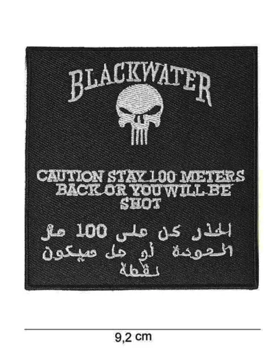 Patch BLACKWATER - Stay 100 metres back - Default Title