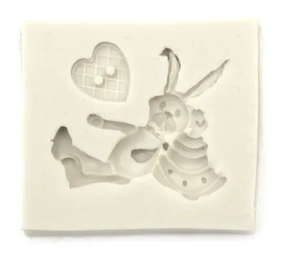 Mold de silicon (formă) Em Art - Iepure, 54 x 48 x 10 mm