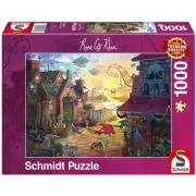 Puzzle 1000 piese, Rose Cat Khan