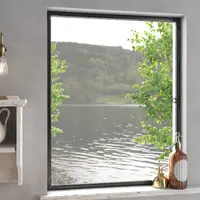 vidaXL Plasă de insecte pentru feronerie Antracită 110 x 130 cm