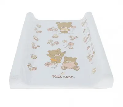 Salteluta de infasat cu intaritura Tega Baby 70x50 cm Ursulet alb
