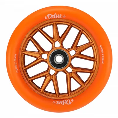 Roți Trotinetă - 120 mm - Delux - Portocaliu/Portocaliu - Blunt Scooters
