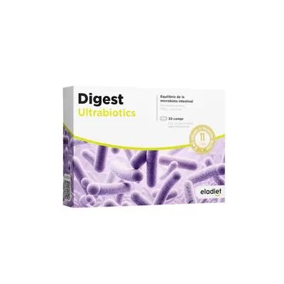 Digest Ultrabiotics pentru echilibrul florei intestinale, 30 comprimate, Eladiet