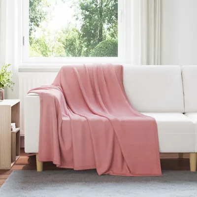 vidaXL Pături de aruncat 24 buc. Roz 200 x 150 cm 10.41 kg Molton
