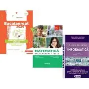Pachet Bacalaureat 2026. Limba si literatura romana, Matematica M2 Profil Stiinte ale naturii. Teste si Informatica. Ghid de pregatire clasele 11-12 i