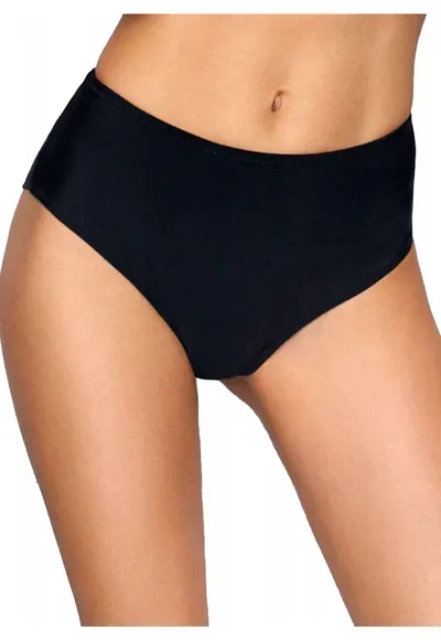 Slip inot pentru femei Brazilian - Poliamida/Elastan - Negru