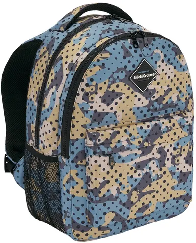 Ghiozdan școlar Erich Krause EasyLine - Dots vs Camo