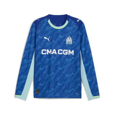 Tricou bărbați mâneci lungi 25/26, albastru PUMA