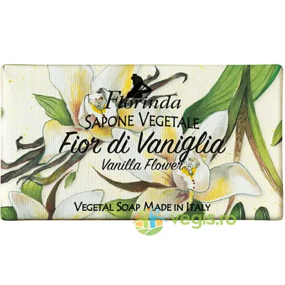 Sapun Vegetal Florinda cu Parfum de Vanilie 100g