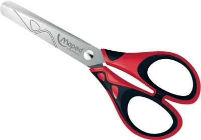 Foarfeca pentru copii Maped Essentials Kids - rosie, 13 cm