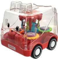 Jucărie pentru copii Raya Toys - Carucior Inertia Rabbit, albastru