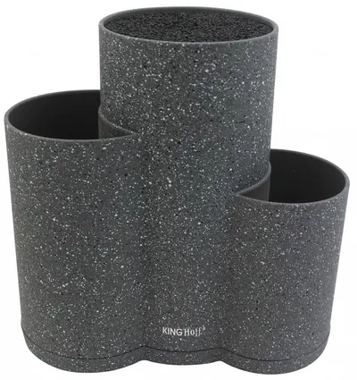 Suport de cuțit Kinghoff - KH 1568, 23 х 10 х 22.2 cm, gri