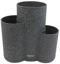 Suport de cuțit Kinghoff - KH 1568, 23 х 10 х 22.2 cm, gri