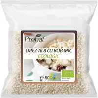 Orez Alb cu Bob Mic Ecologic/Bio 600g