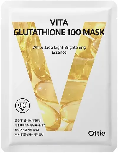 Ottie 100 Mask Mască facială pe foaie Vita Glutathione, 25 ml