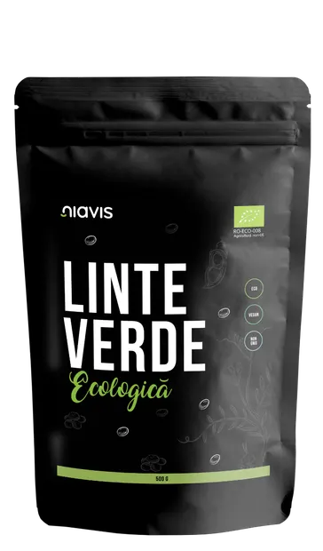 Linte verde ecologica, 500g, Niavis