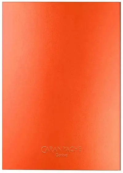 Agendă Caran d'Ache - Colormat-X, A5, liniat, portocaliu