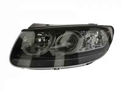 Far fata Stanga (H7, electric, manual, fara motoras, culoare insert: cromat, culoare semnalizator: transparent) potrivit HYUNDAI SANTA FE II 01.10