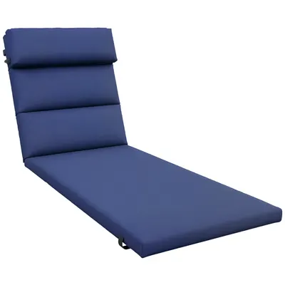 Outsunny Pernă pentru Șezlong de Exterior cu Tetieră și Legături, Confort Maxim în Grădină | Aosom Romania