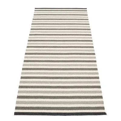 Covor tip traversă pentru interior și exterior gri/bej 85x200 cm Teo Warm Grey – Pappelina