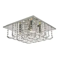 Lampa tavan Orella 5 Light Flush Polished Chrome & Crystal