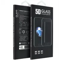 Folie de protectie Ecran OEM pentru Motorola Moto G86 Power / G86, Sticla Securizata, Full Glue, 5D, Neagra