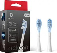 Vârfuri de rezervă Oclean - Ultra Clean, 2 bucăți, albe