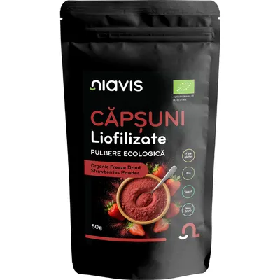 Capsuni Liofilizate Pulbere Ecologica/Bio 50g