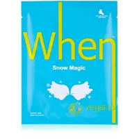 Masca Iluminatoare din Bioceluloza cu Niacinamida si Aloe Vera Snow Magic 23g