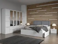 Set dormitor complet Alb - Acapulco - C19