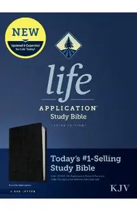 KJV Life Application Study Bible, Third Edition (Red Letter, Bonded Leather, Black)