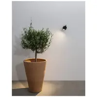 Spot FEND Negru Aluminiu & Sticla LED 9 Wat 742Lm 3000K CRI>80 100-240 Volt IP65