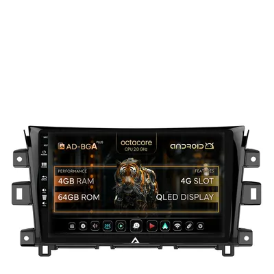 Navigatie Nissan Navara (2015+), Android, A-Octacore 4GB RAM + 64GB ROM, 10.1 Inch - AD-BGA10004+AD-BGRKIT163